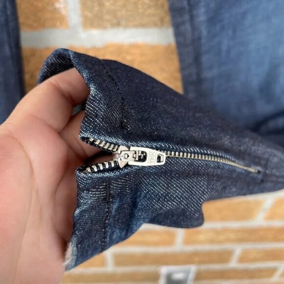 KSubi Supper Skinny ZIP Jeans Dark Indigo wash 24 - Picture 5 of 13